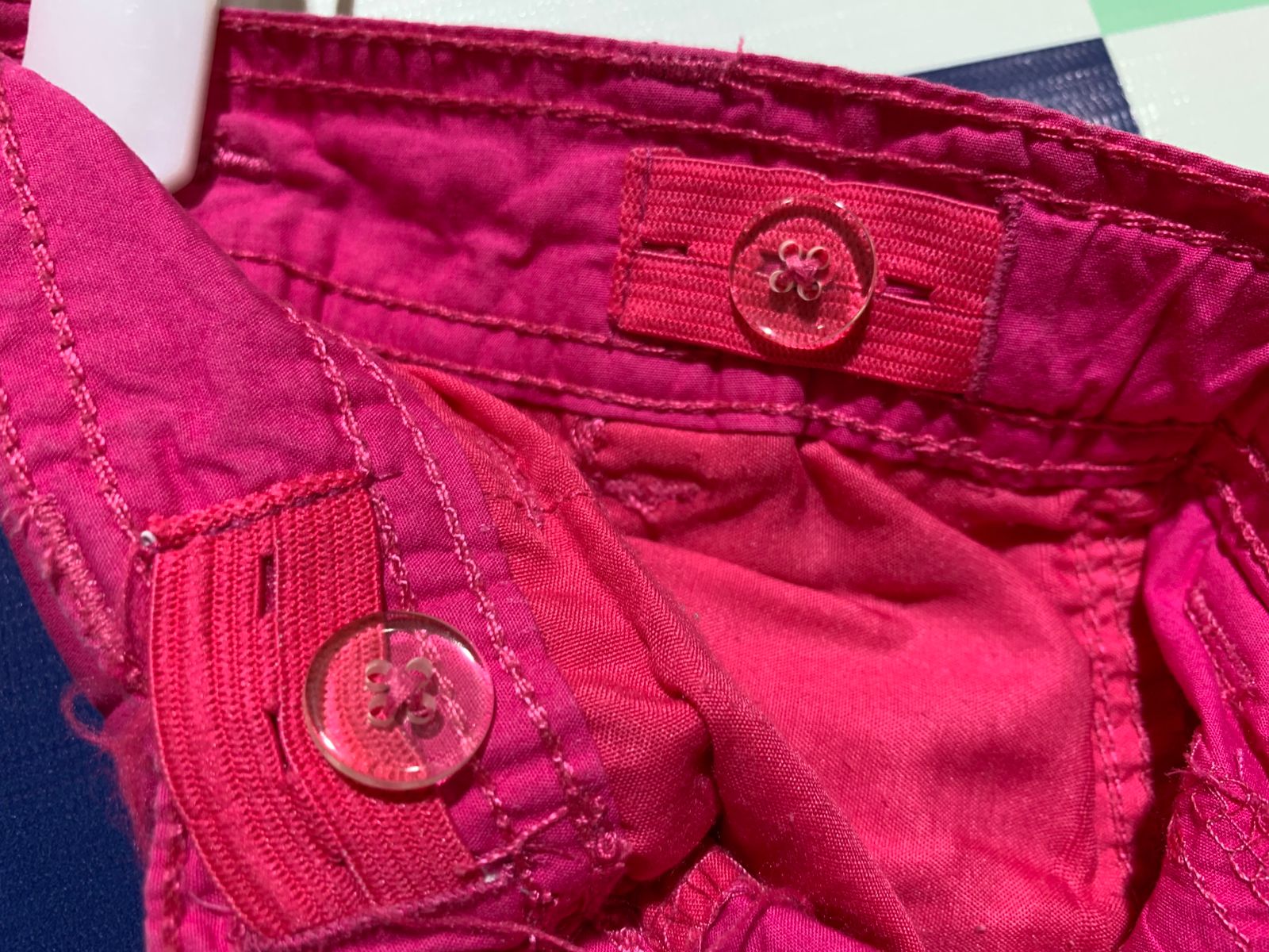 Panagino Girls' Vibrant Fuchsia Pink Chino Trousers - Size 3-4 Years AB1