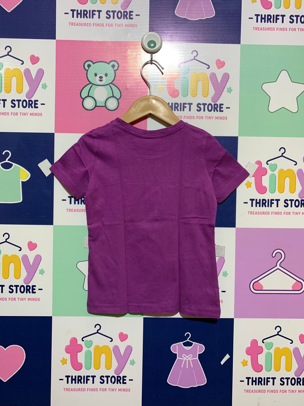PAW Patrol Skye "Always Brave" Purple Sequin Graphic T-Shirt - Size 2-4 Years AB1