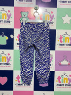 C&A Girls' Royal Blue Daisy Print Harem Pants - Size 5 Years AB1