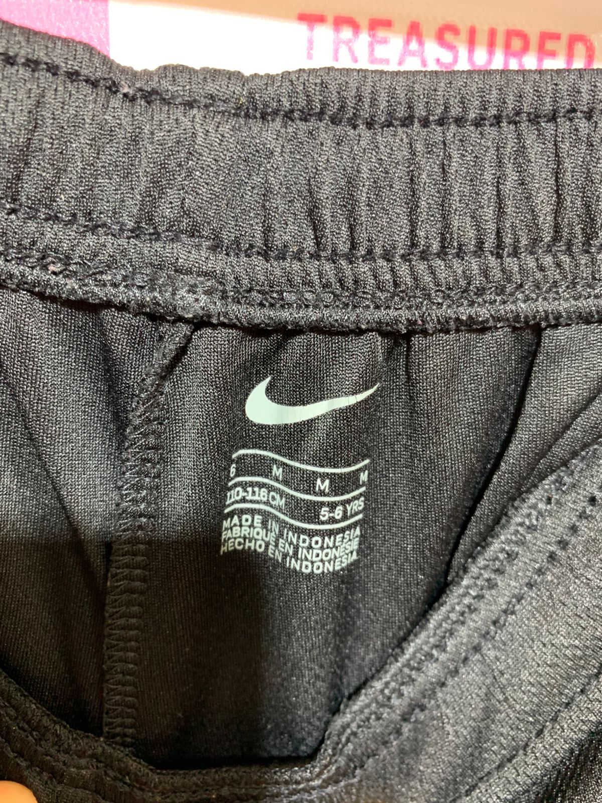 Nike Girls' Black Dri-FIT Performance Active Shorts - Size 5-6 Years AB1