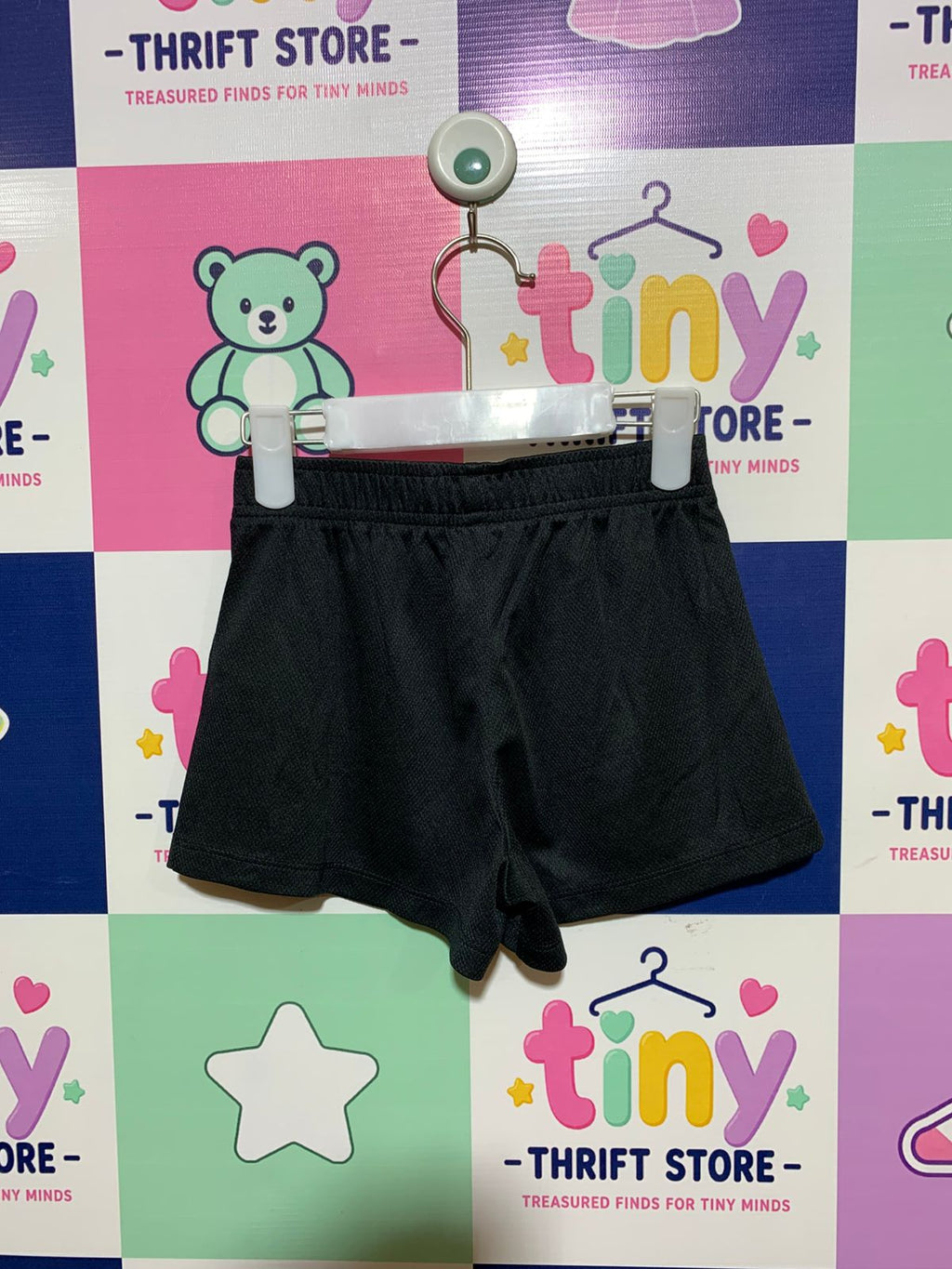 Nike Girls' Black Dri-FIT Performance Active Shorts - Size 5-6 Years AB1