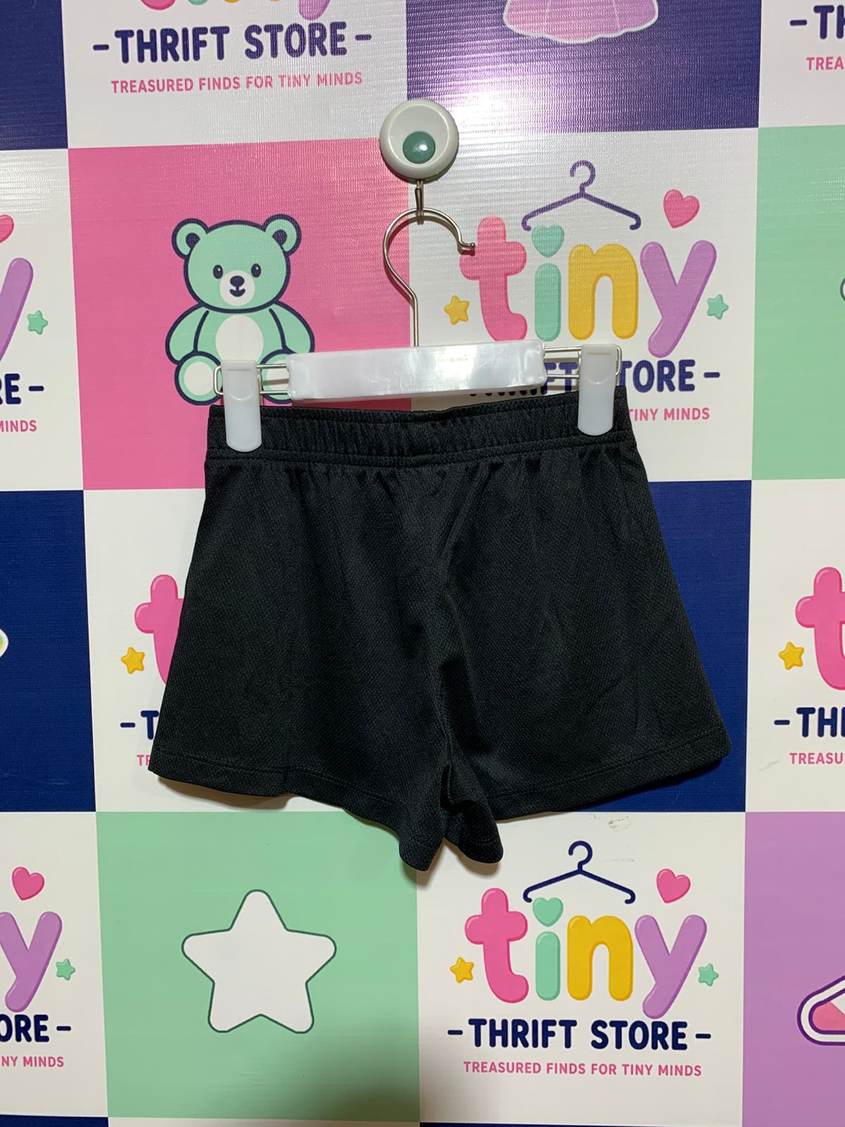 Nike Girls' Black Dri-FIT Performance Active Shorts - Size 5-6 Years AB1