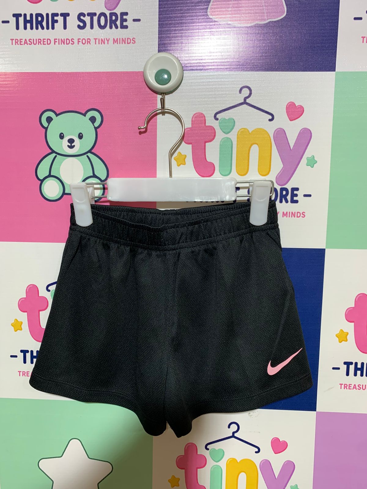Nike Girls' Black Dri-FIT Performance Active Shorts - Size 5-6 Years AB1