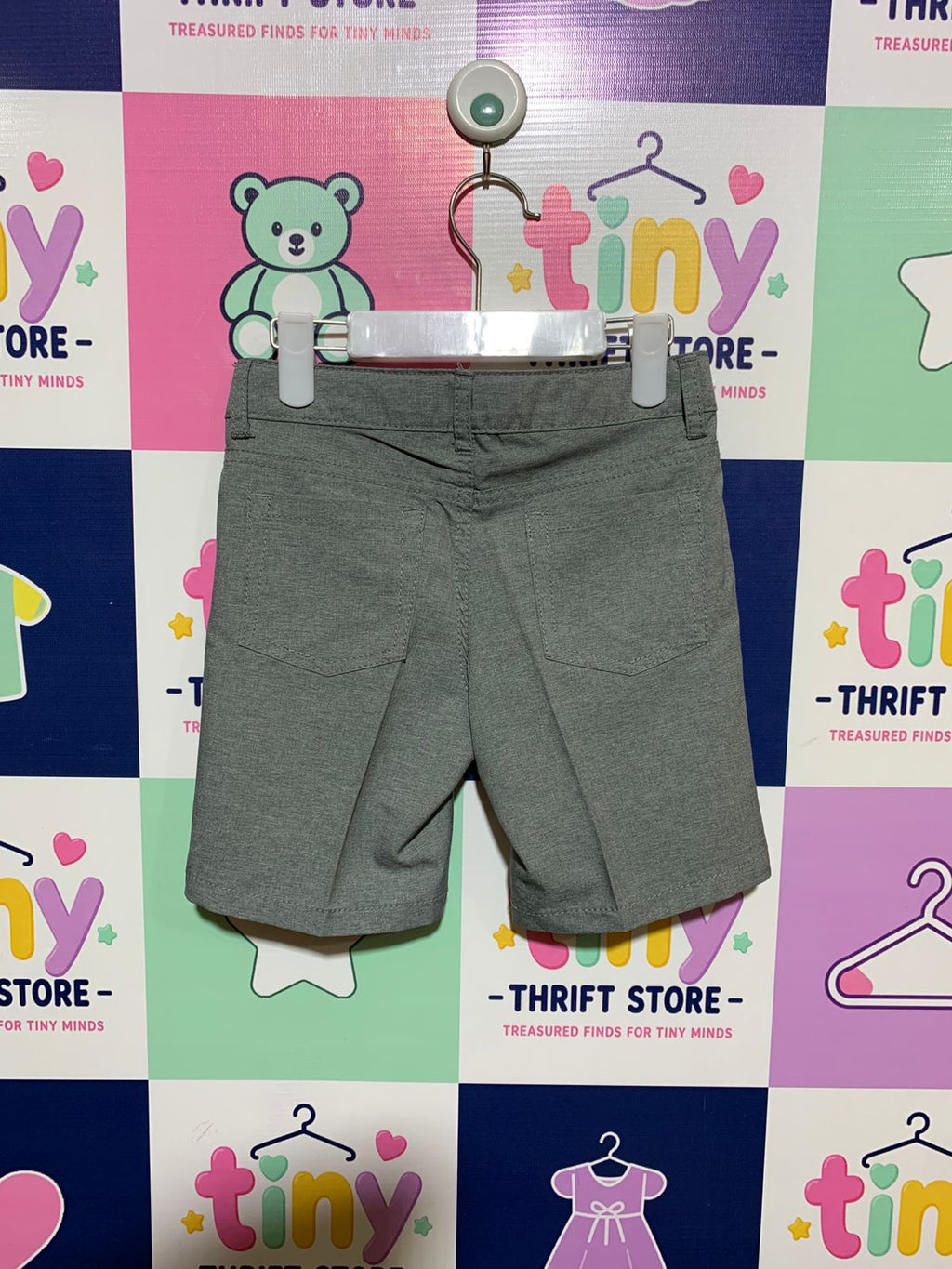 Cat & Jack Boys' Grey Lined Chino Shorts - Size 5T AB1