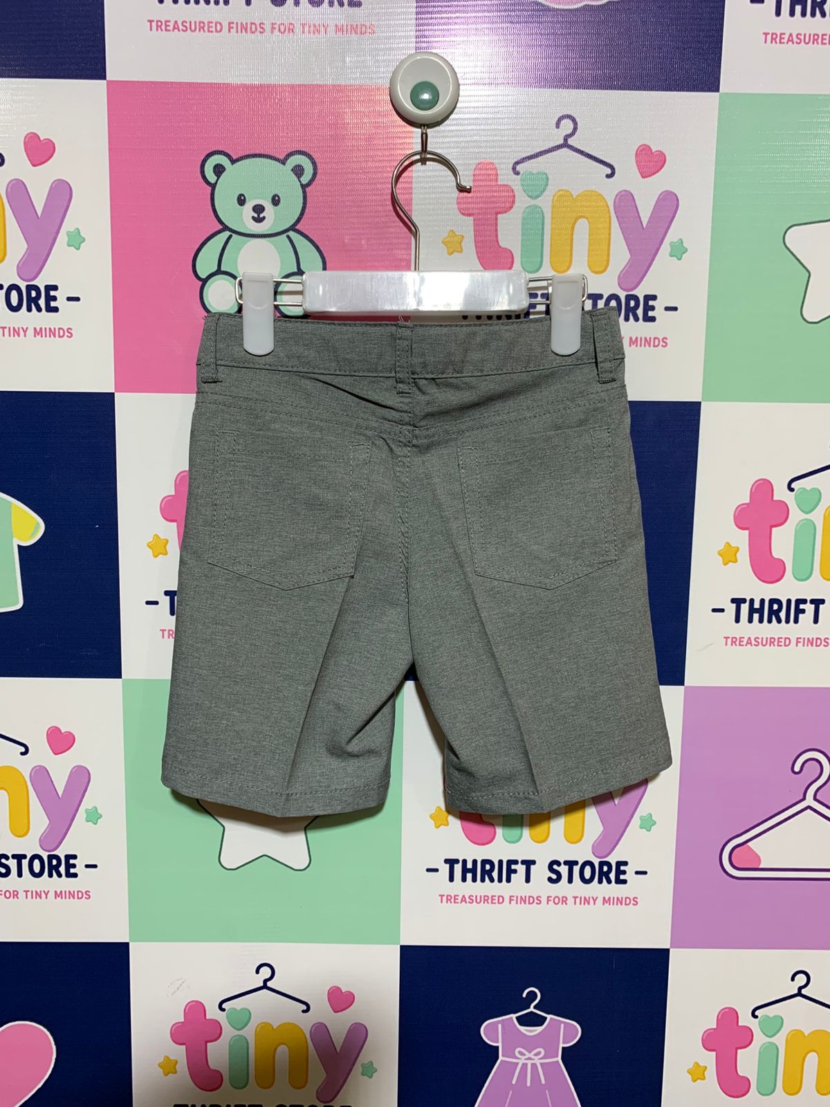 Cat & Jack Boys' Grey Lined Chino Shorts - Size 5T AB1