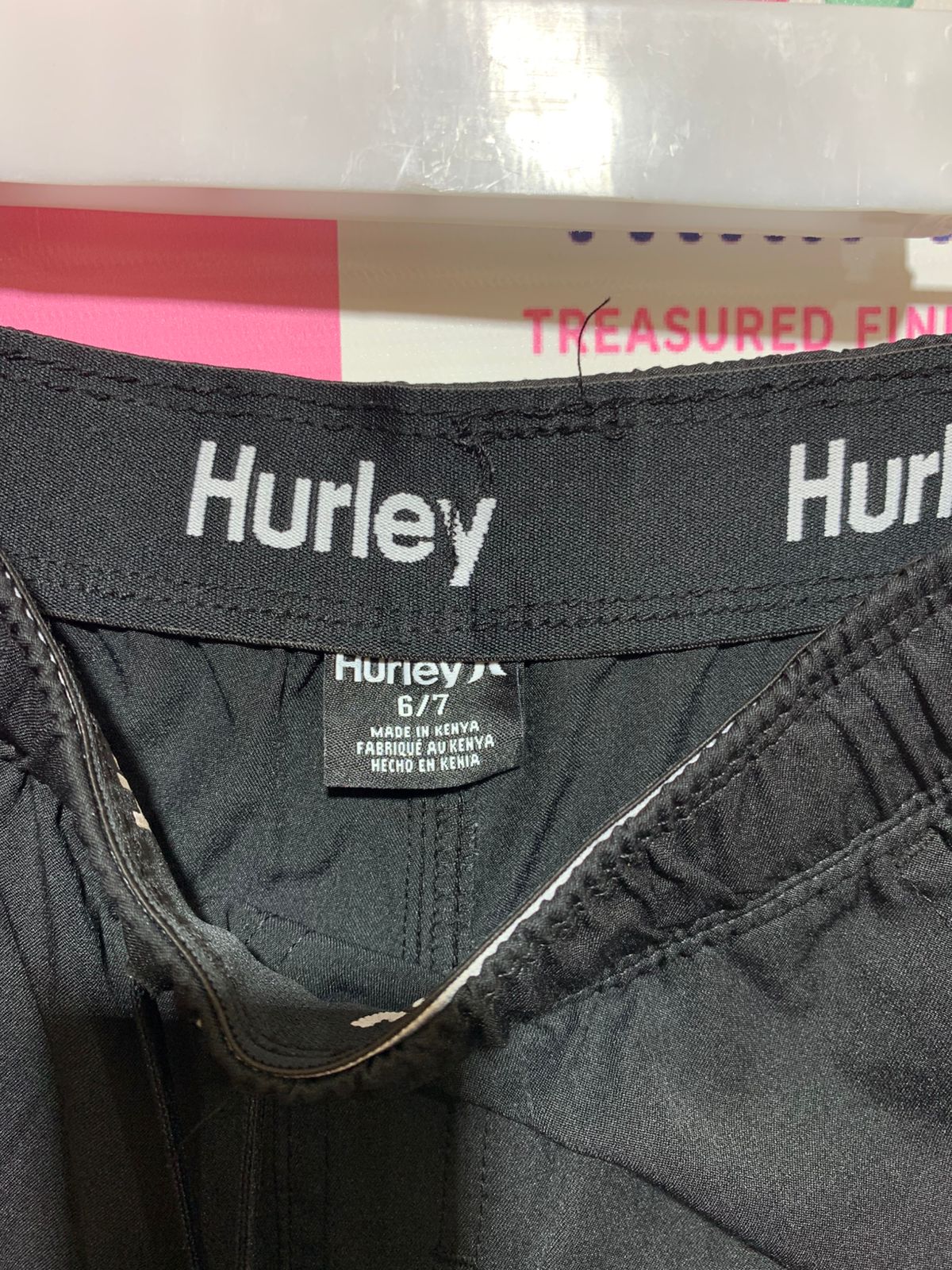 Hurley Boys' Black Performance Training Shorts - Size 6/7 AB1