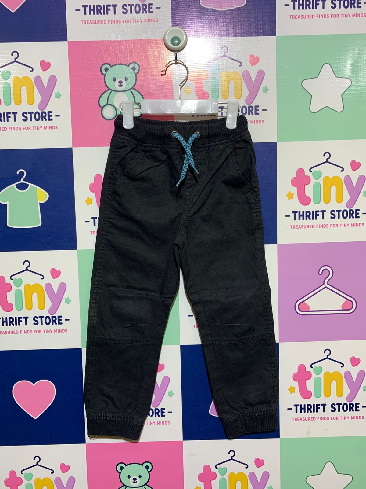 Lupilu Boys' Black Utility Jogger Trousers - Size 4-5 Years AB1