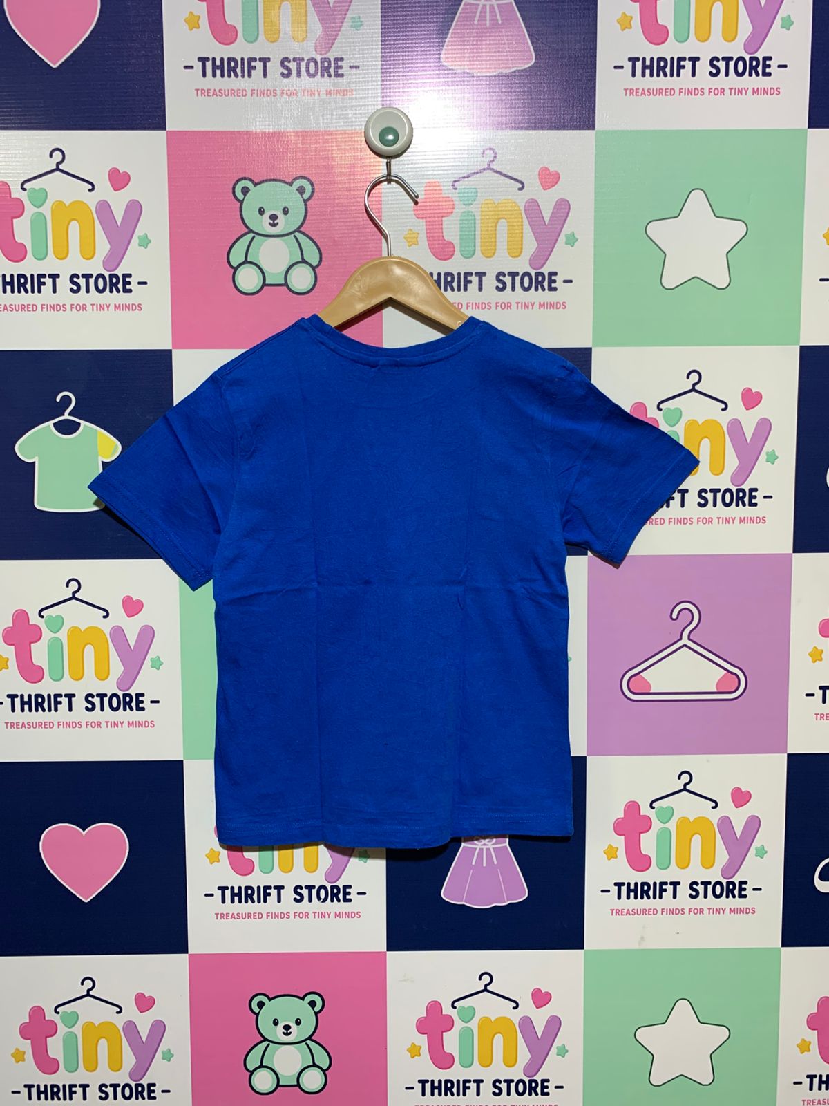 Official Pokémon Boys Royal Blue "Charizard Fire Type" Graphic Tee - Size Estimated Age 7-8 Years AB1