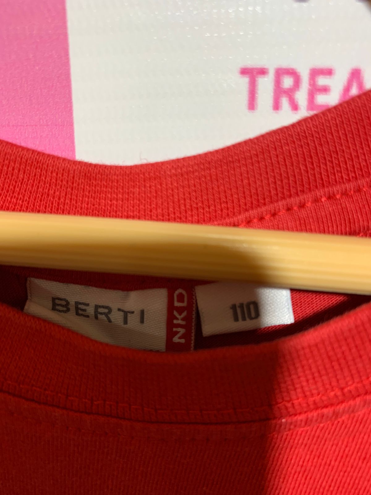 Berti NKD Boys Red Rally Car Competition Graphic T-Shirt - Size 110 (Estimated 4-5 Years) AB1