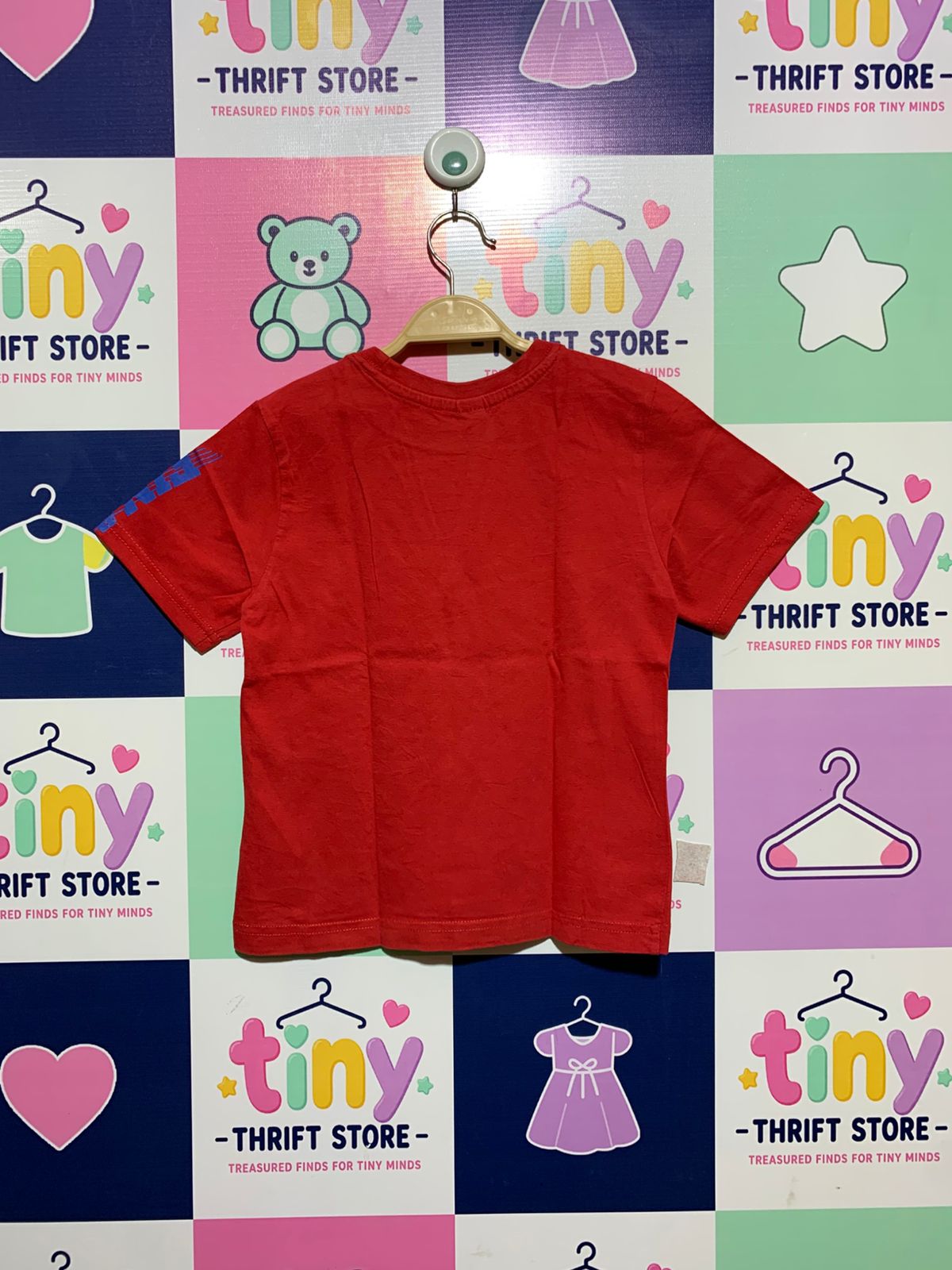 Berti NKD Boys Red Rally Car Competition Graphic T-Shirt - Size 110 (Estimated 4-5 Years) AB1