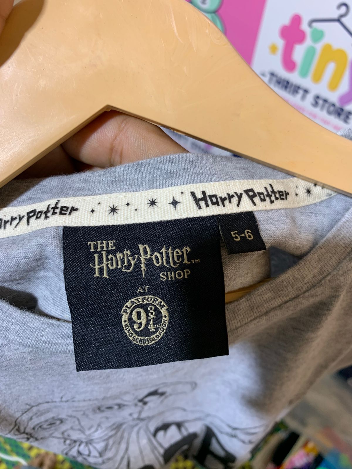 Official Harry Potter Shop Dobby "Free Elf" Graphic T-Shirt - Size 5-6 Years (Estimated 5-6 Years) AB1