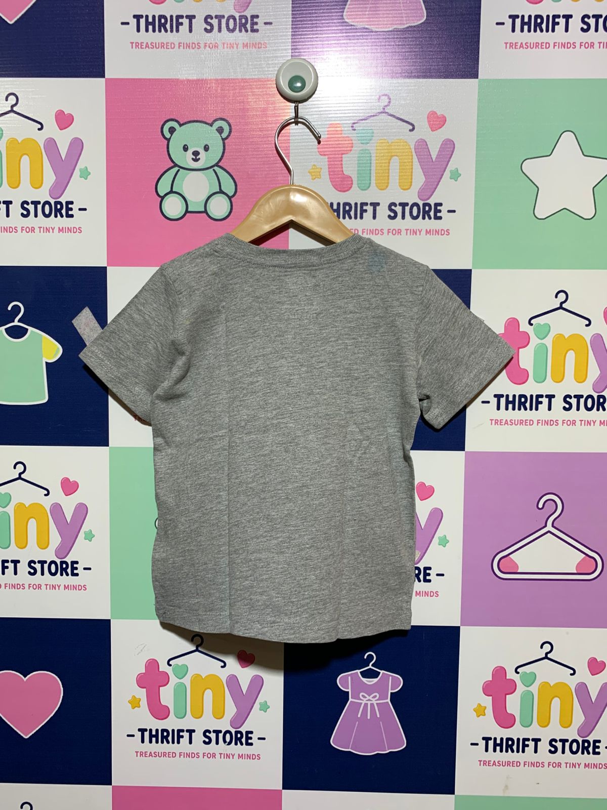Lupilu Paw Patrol Marshall Graphic Grey T-Shirt - Size 110/116 (Estimated 4-6 Years) AB1
