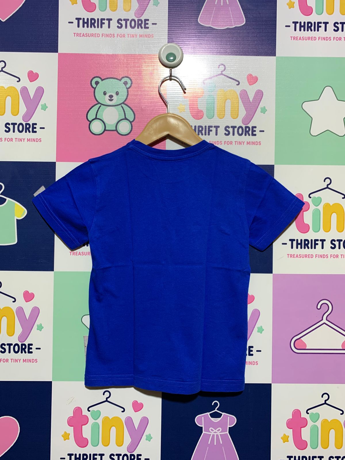 Disney Pixar Ratatouille Disneyland Paris Blue Graphic T-Shirt - Size 6 (Estimated 5-6 Years) AB1
