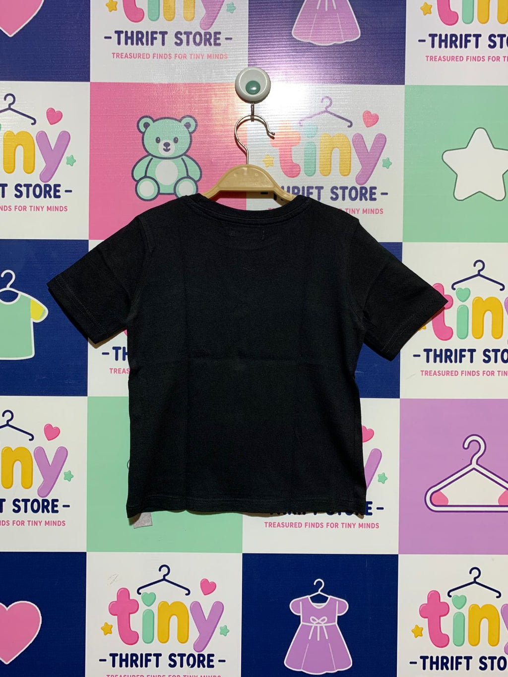 Fox & Bunny by Sinsay Boys Dinosaur World Graphic Black T-Shirt - Size 110 (Estimated 4-5 Years) AB1