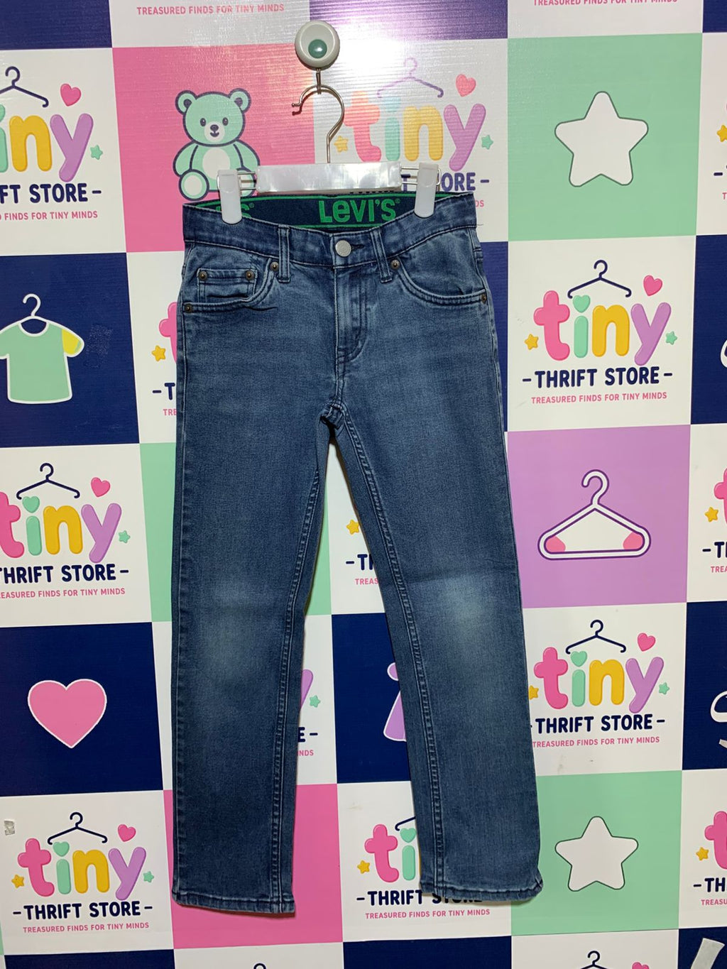 Levi's Boys 511™ Slim Fit Blue Jeans - Size 8 Regular (W24 x L25) AB1