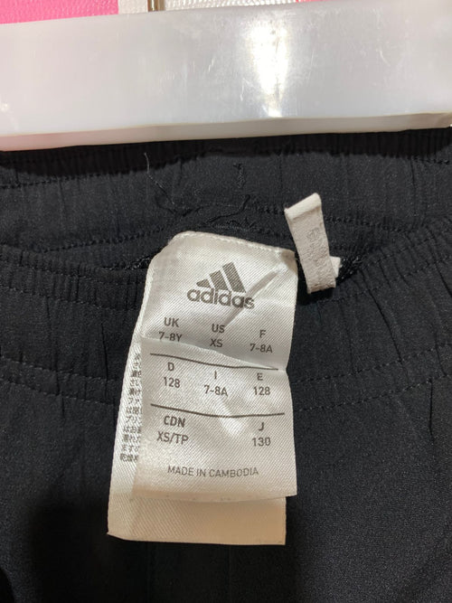 Adidas Boys Black Performance Training 3/4 Jogger Pants - Size 7-8Y AB1