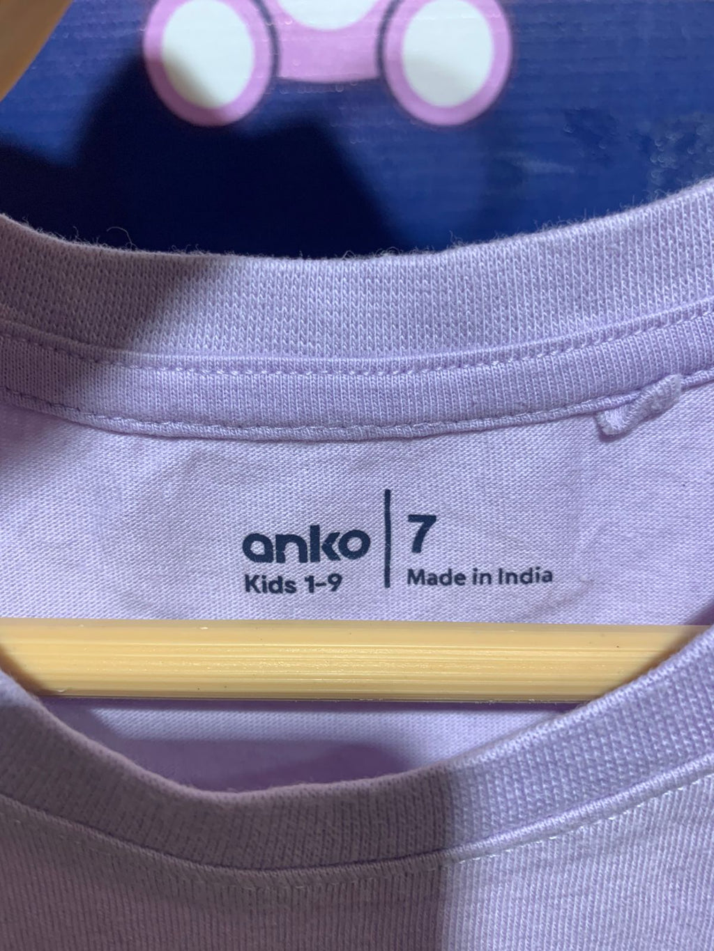 Anko Girls Lilac Floral Sequin Graphic Tee - Size Estimated Age 7Y AB1