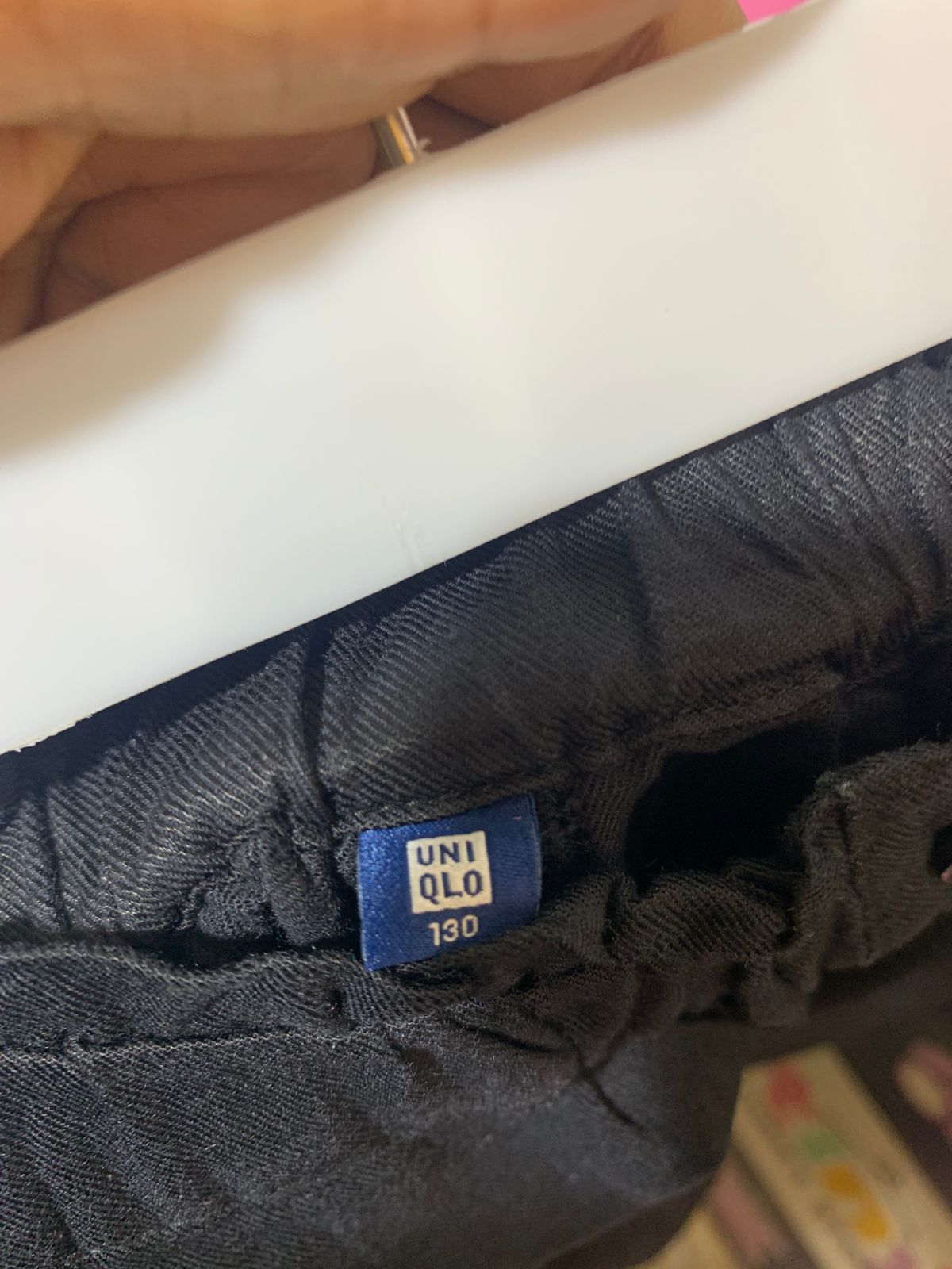 UNIQLO Kids Black Relaxed Fit Tapered Easy Pants – Size Estimated Age 7-9 Years AB1