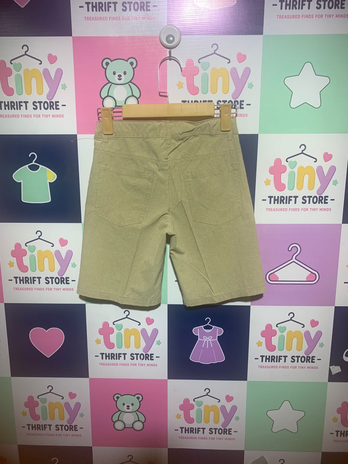 Cat & Jack Boys Khaki "Everyday Active" Performance Chino Shorts - Size Estimated Age 10 Years AB1