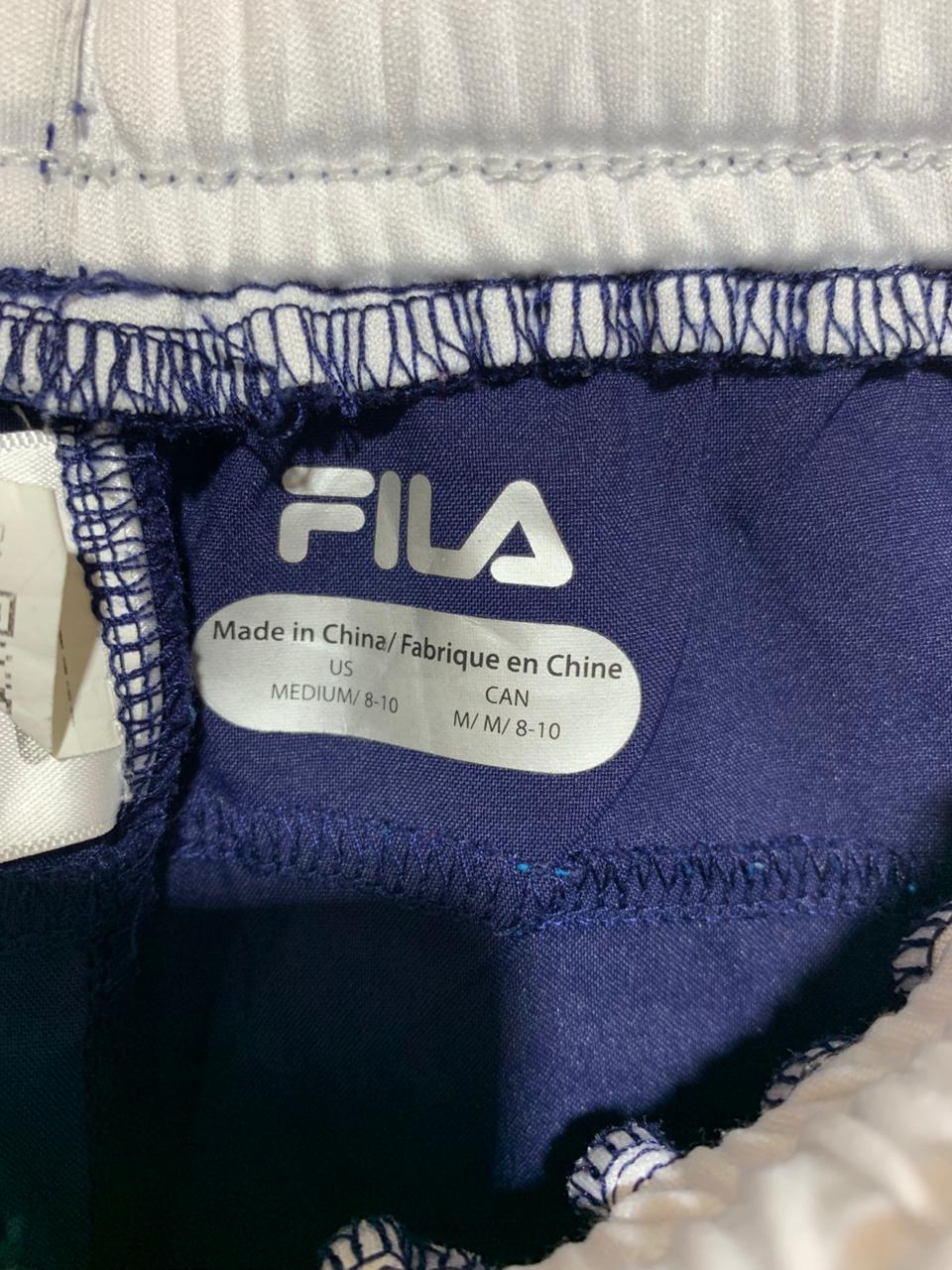 Fila Boys Navy Blue Performance Athletic Shorts - Size Estimated Age 8-10Y AB1