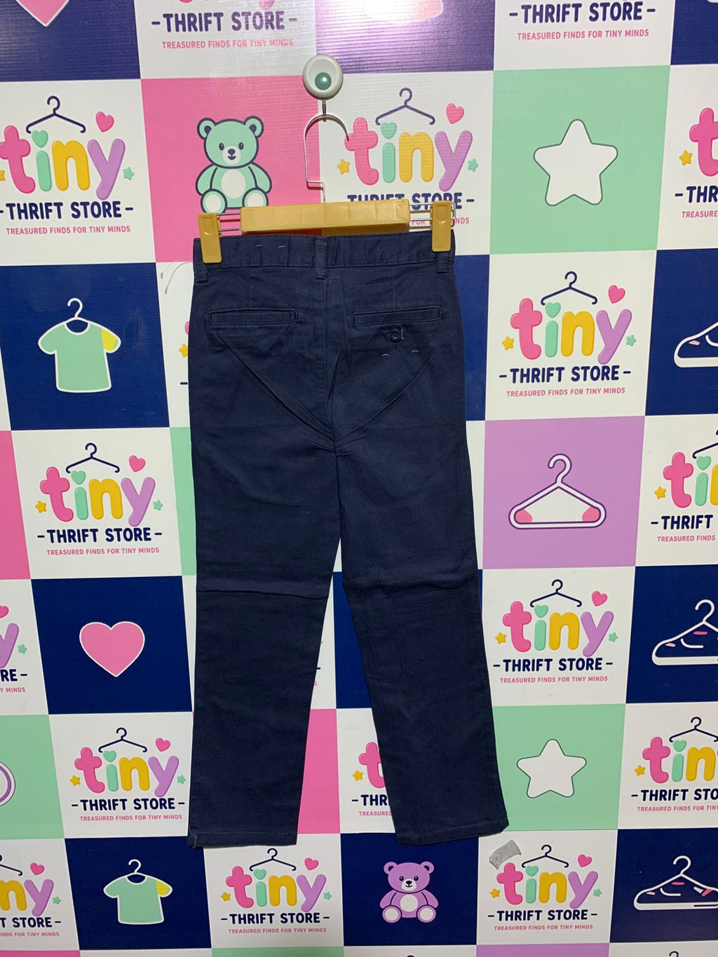 IZOD Boys Navy Blue Regular Fit Stretch Chino Pants - Size Estimated Age 10 Years AB1