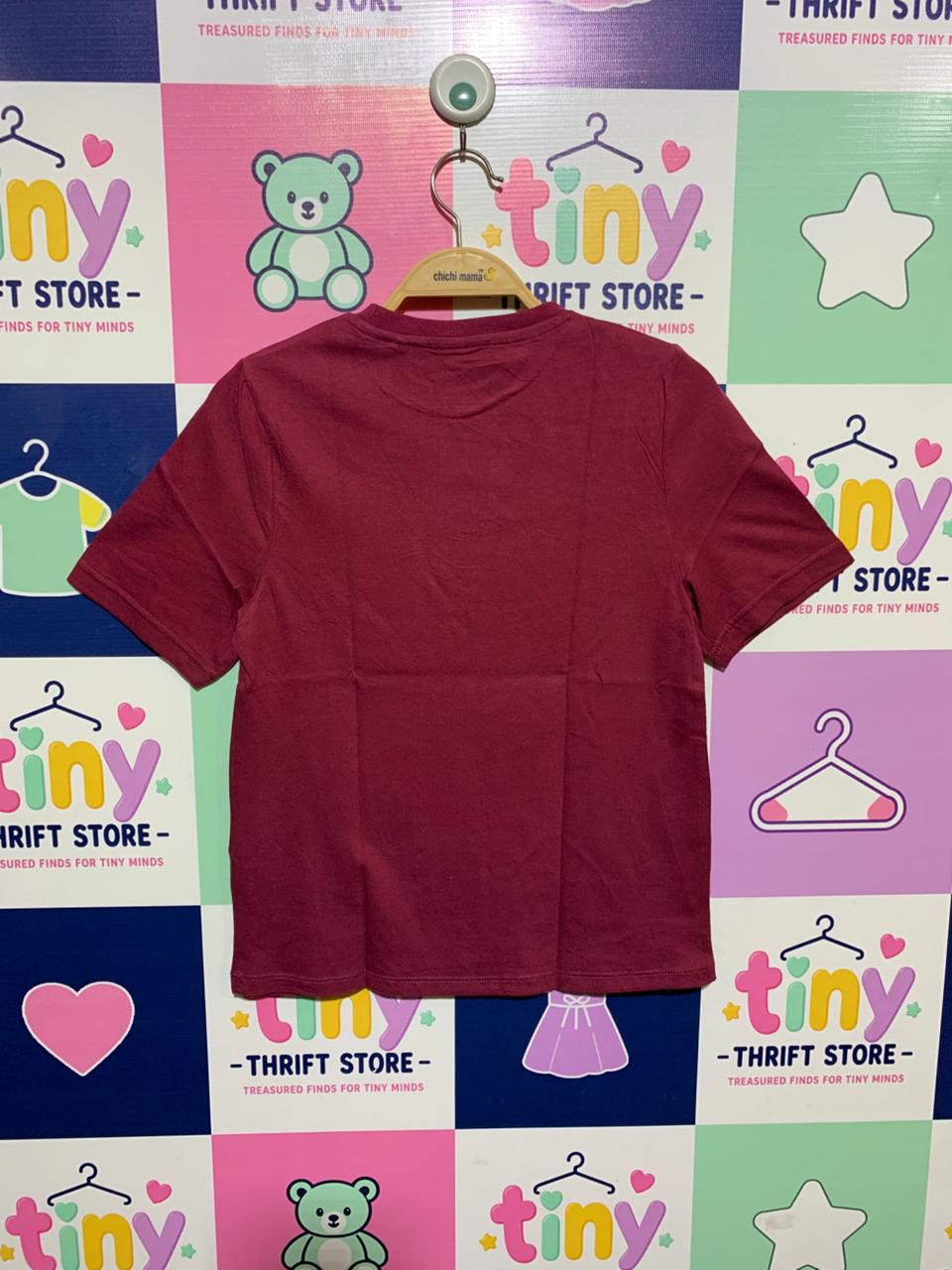 Harry Potter Wizarding World Kids Maroon "Chibi Trio" Graphic Tee - Size Estimated Age 9-10 Years AB1