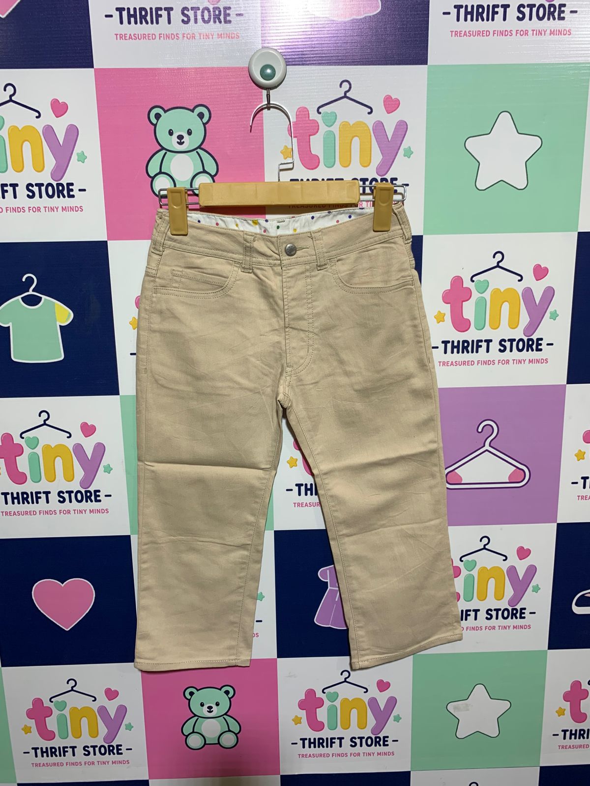 Back Number Kids Classic Khaki Straight Leg Chinos - Size Estimated Age 10 Years AB1Back Number Kids Classic Khaki Straight Leg Chinos - Size Estimated Age 10 Years AB1