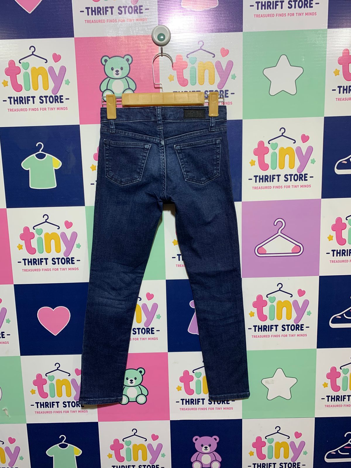 Polo Ralph Lauren Kids Dark Indigo Slim-Fit Denim Jeans - Size Estimated Age 10 Years AB1