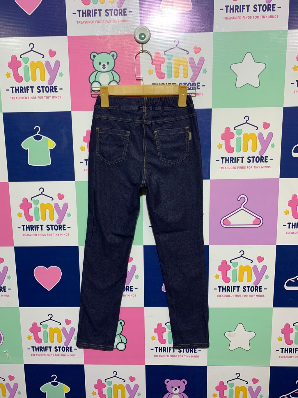 ToTo Heros Kids Deep Indigo Slim-Fit Stretch Denim Jeggings - Size Estimated Age 10 Years AB1