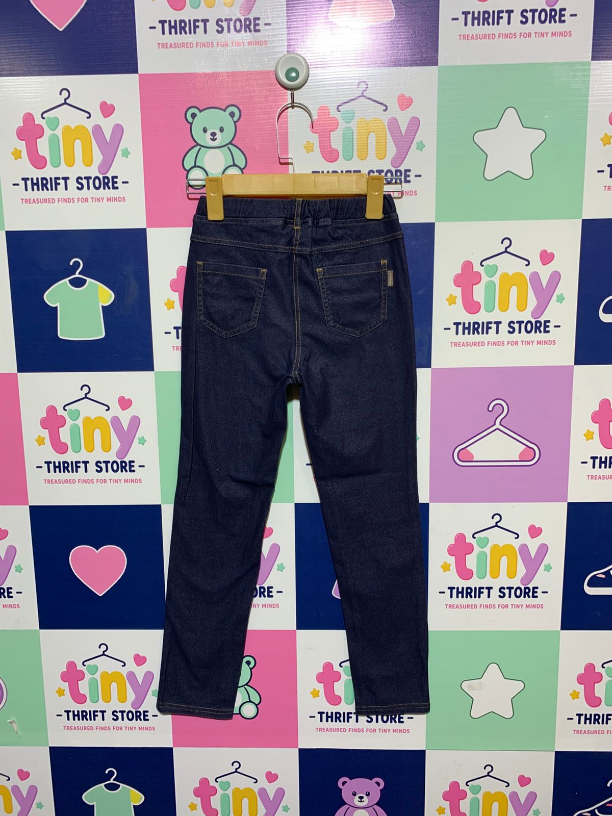 ToTo Heros Kids Deep Indigo Slim-Fit Stretch Denim Jeggings - Size Estimated Age 10 Years AB1