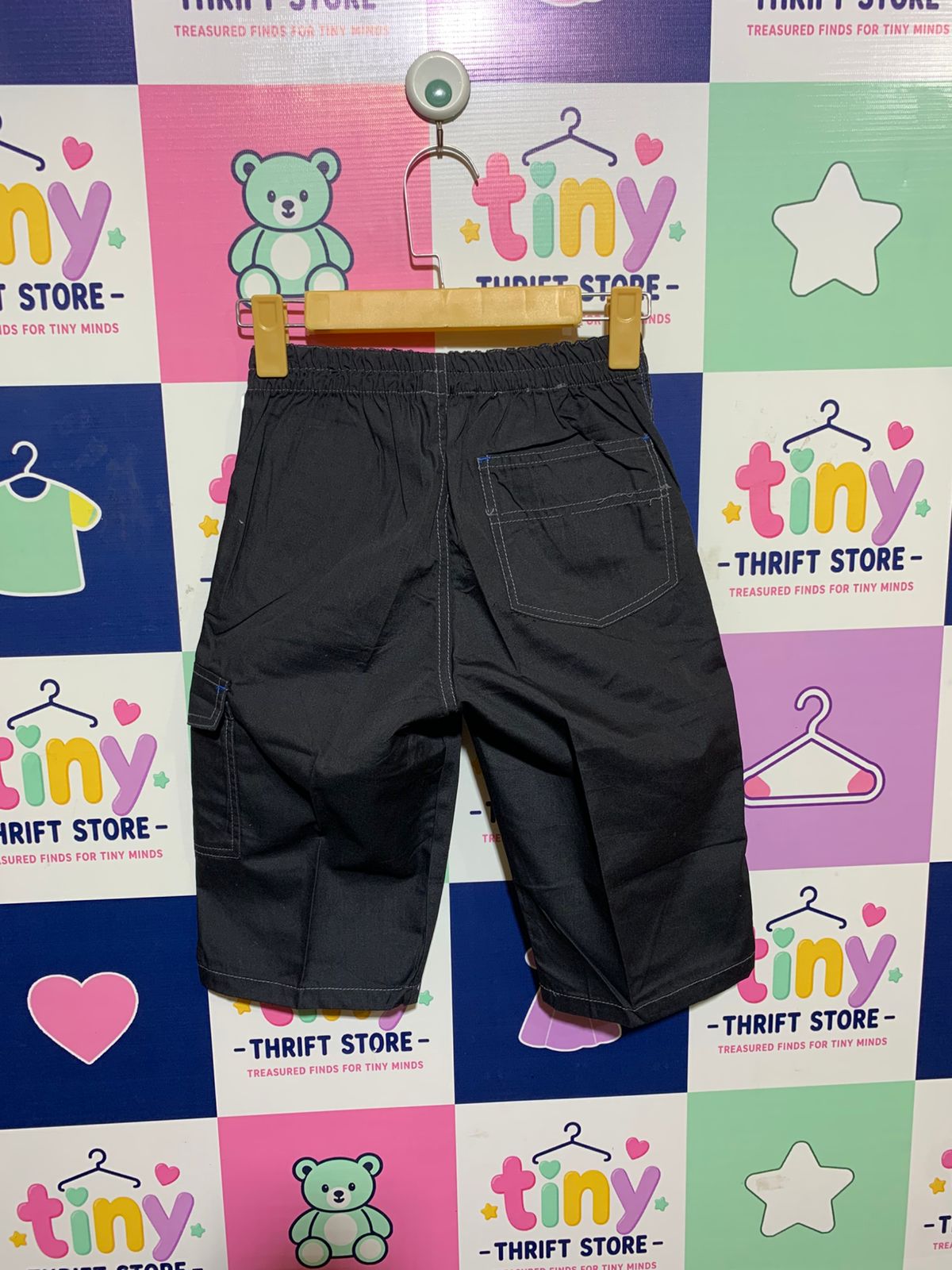 Trewes Boys Charcoal Grey Tech-Style Cargo Shorts - Size 150 (Estimated Age 11-12 Years) AB1