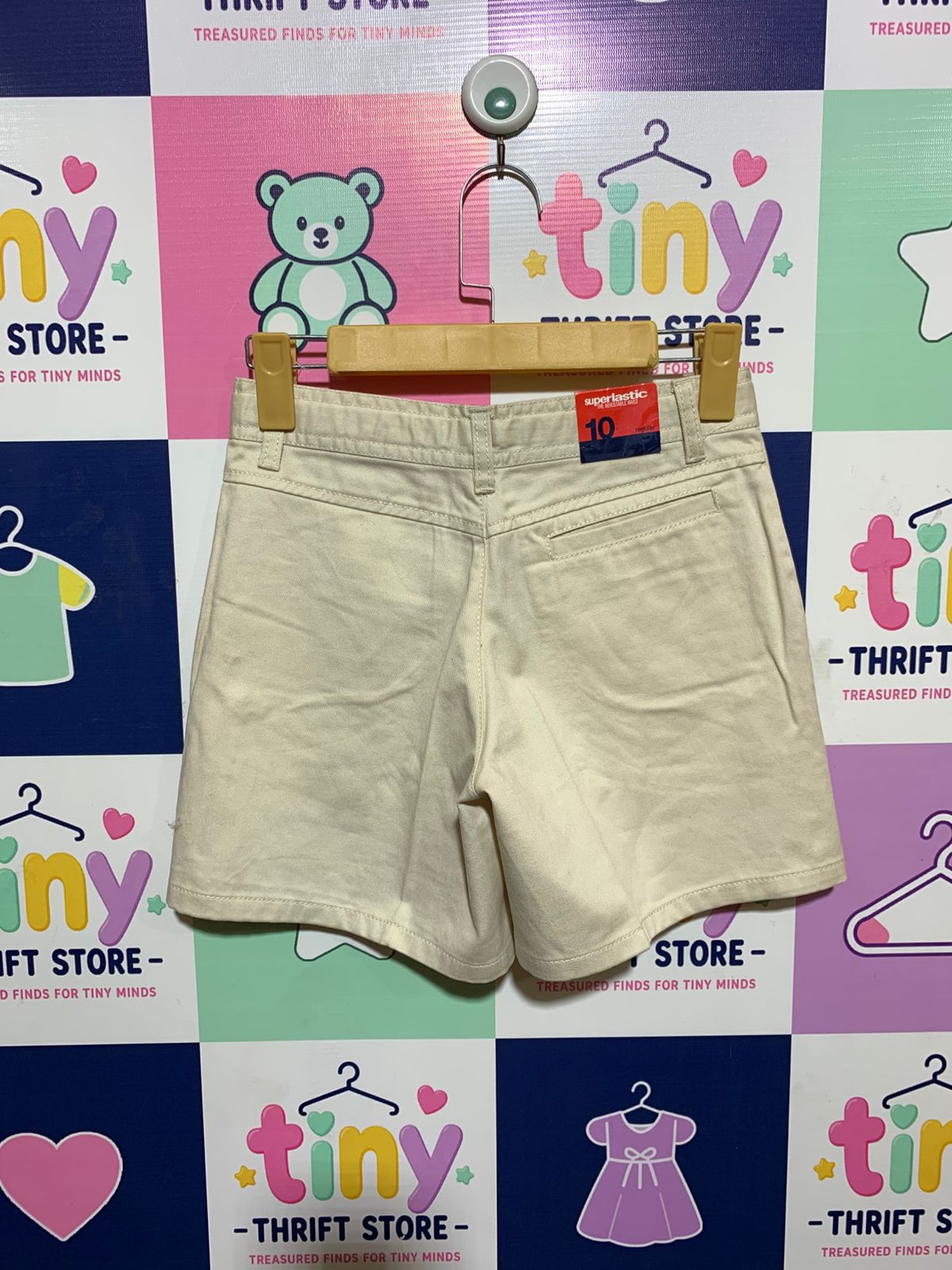 Gap Kids Boys Khaki "GapShield" Stain-Resistant Chino Shorts - Size 10 Regular AB1