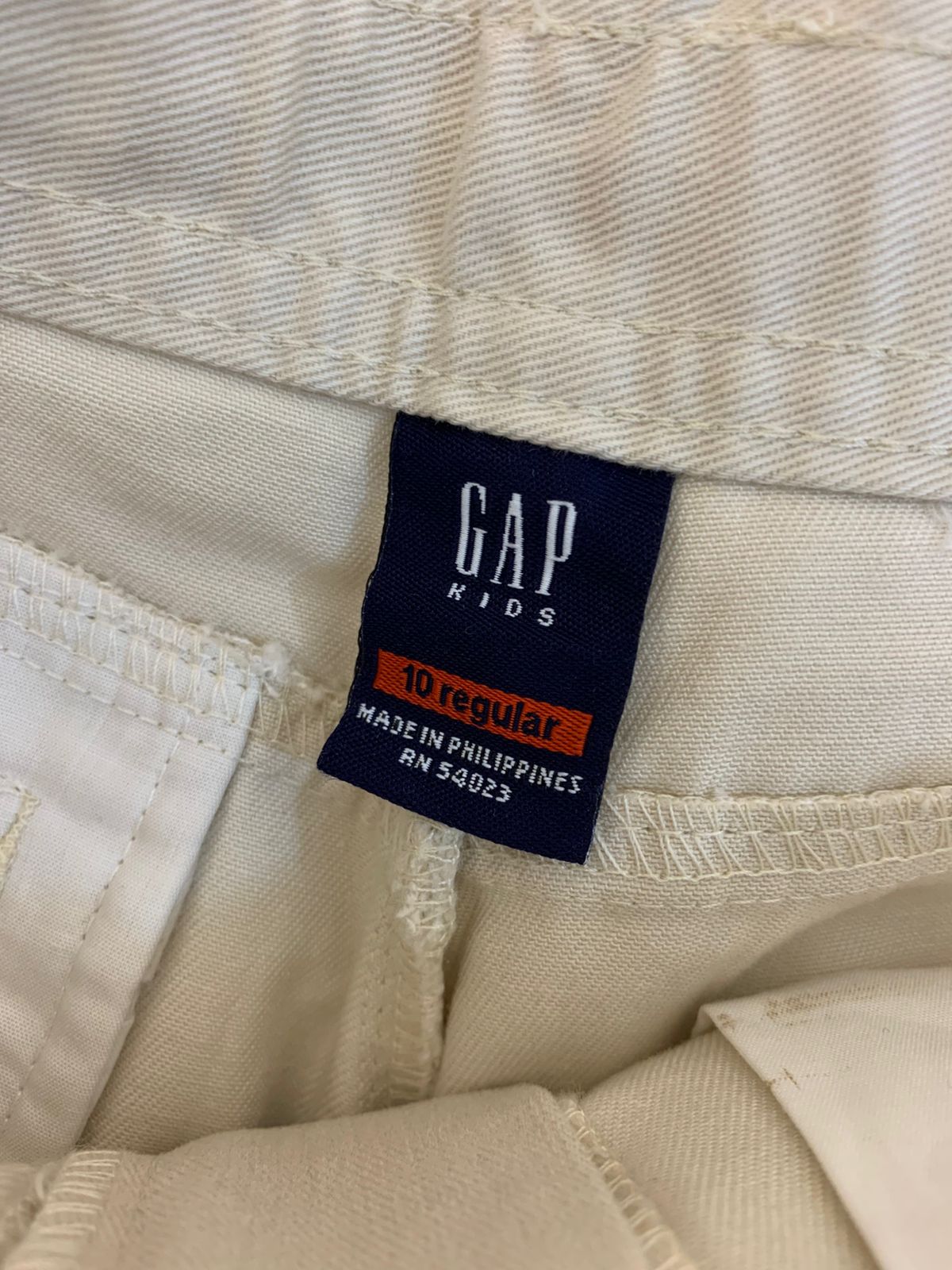 Gap Kids Boys Khaki "GapShield" Stain-Resistant Chino Shorts - Size 10 Regular AB1