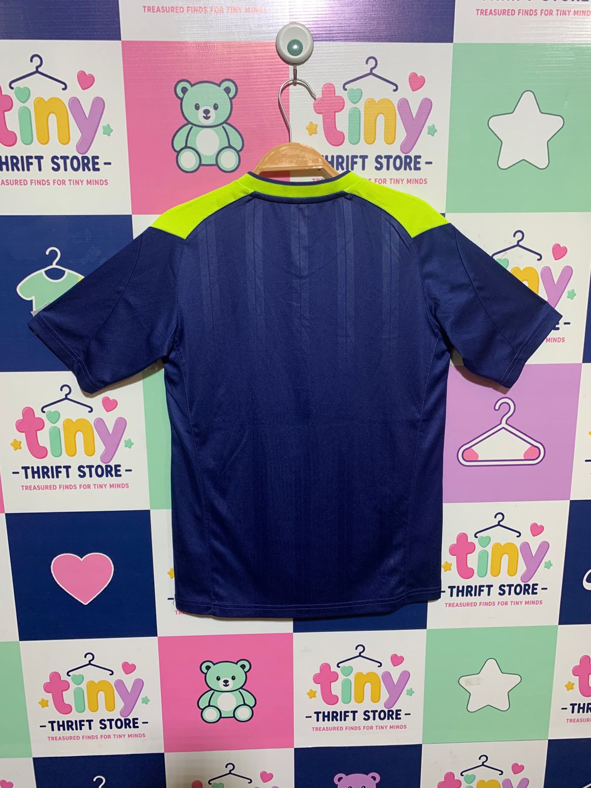 JAKO Boys' Navy & Neon Yellow Striker Training Jersey - Size Estimated Age 11-12 Years AB1