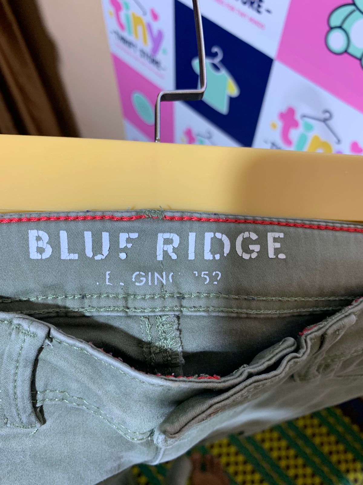 Blue Ridge Girls Jade Green "Jane Combat" Slim Fit Cargo Pants - Size 152 Estimated Age 11-12 Years AB1