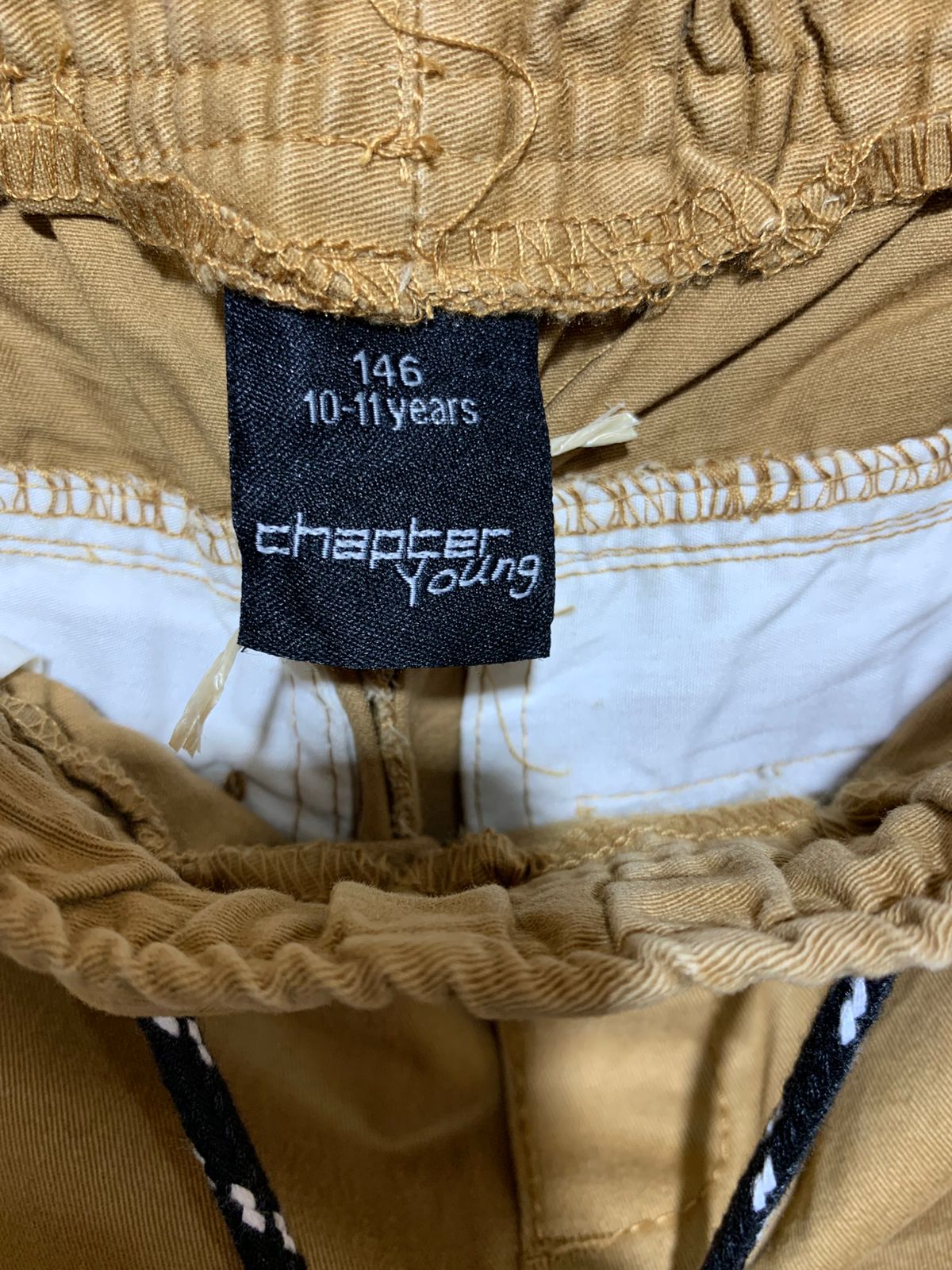 Chapter Young Boys Khaki Chino Jogger Pants - Size 146 (Estimated Age 10-11Y) AB1
