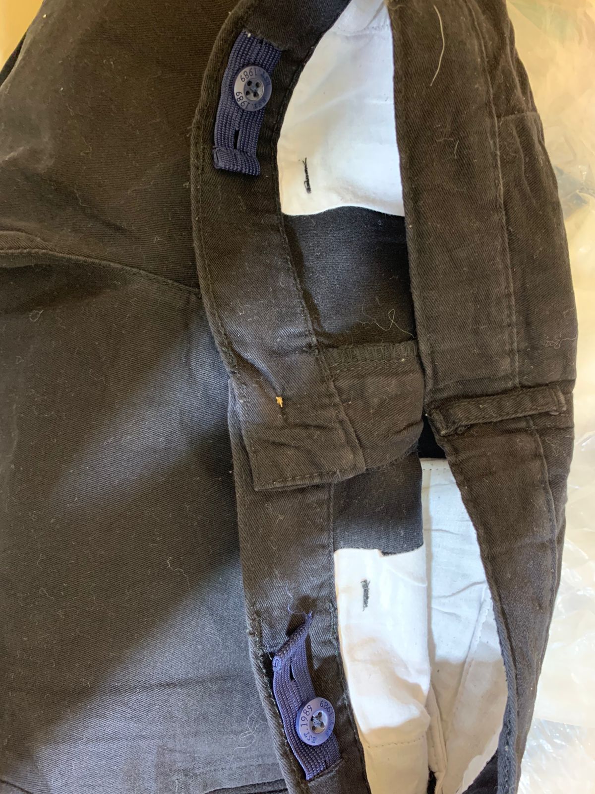 The Children's Place Boys Classic Black Chino Pants - Size 12 AB1