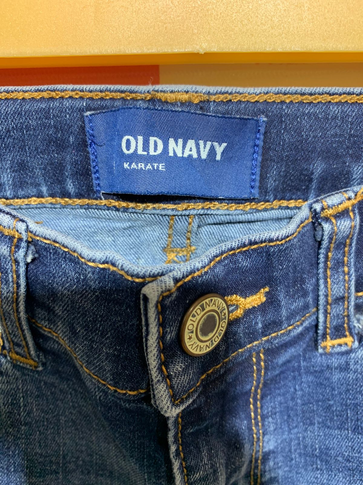 Old Navy Boys "Karate" Slim Built-In Flex Jeans - Size 12 Regular AB1