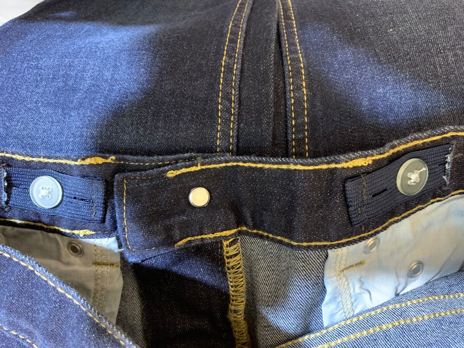 Wonder Nation Boys Slim Fit Deep Indigo Denim Jeans - Size 12 Slim AB1