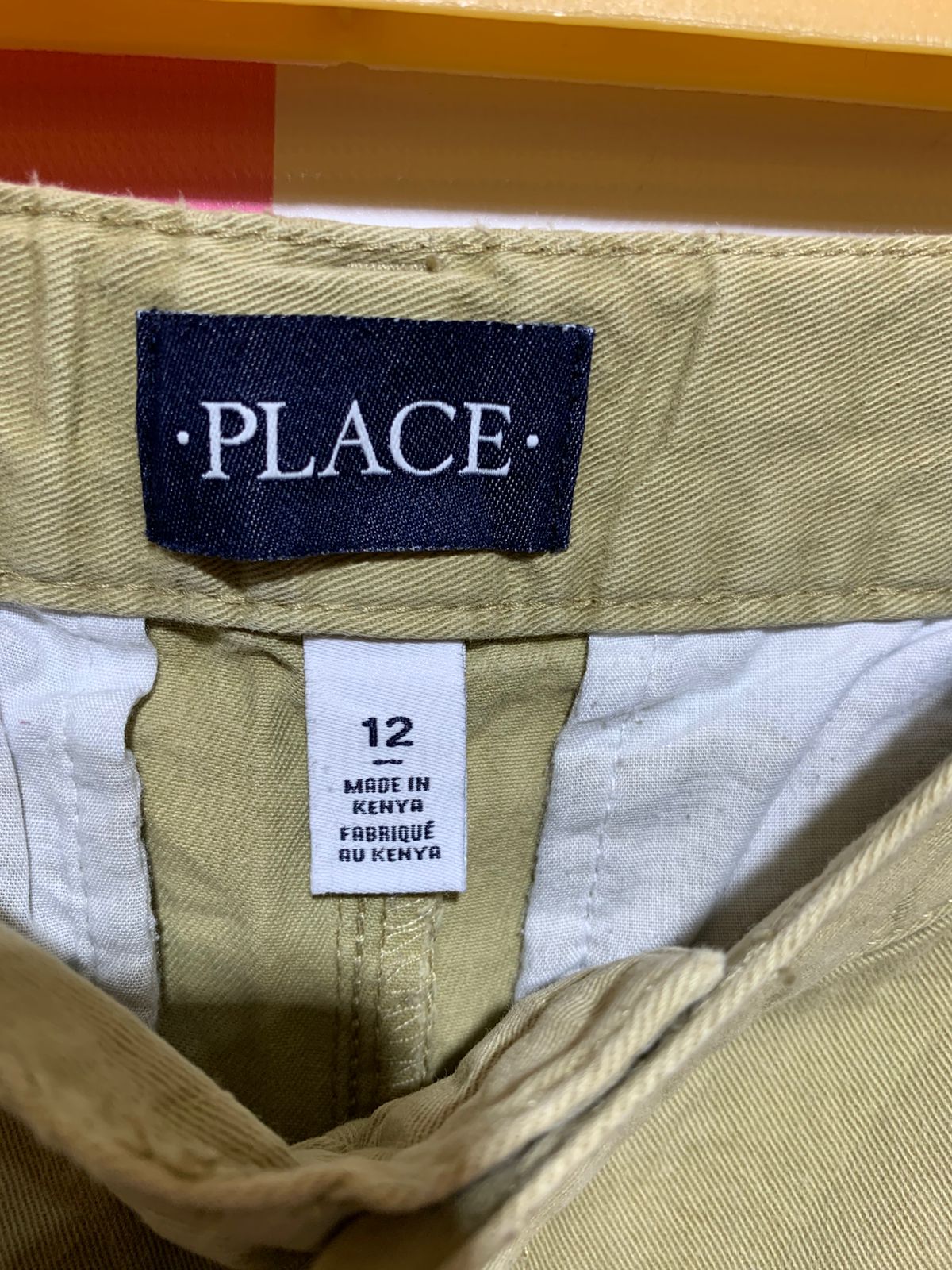 The Children's Place Boys Khaki Chino Pants - Size Estimated Age 10-12 Years AB1