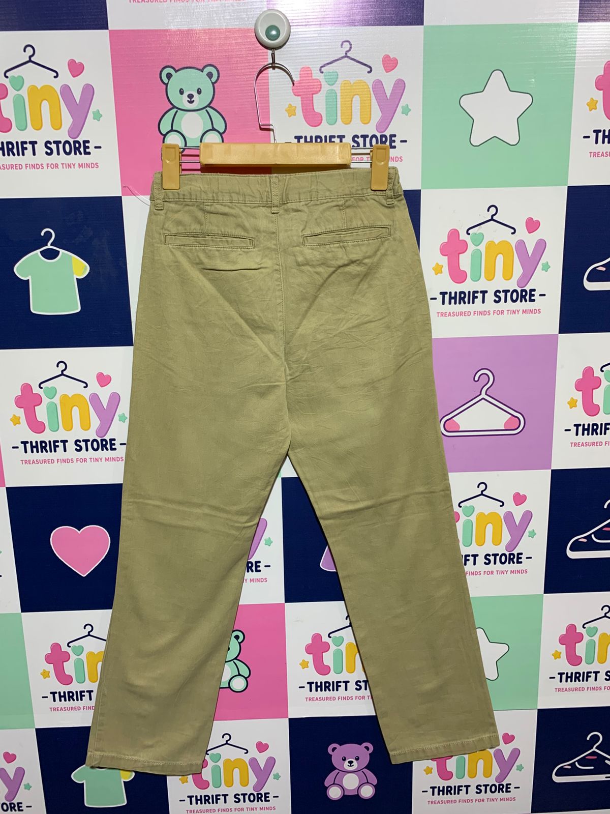 The Children's Place Boys Khaki Chino Pants - Size Estimated Age 10-12 Years AB1