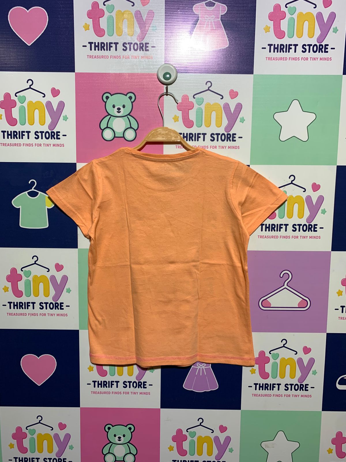 Studio Girls Peach "Dreamer V.I.P Forever" Graphic Tee - Size Estimated Age 10-11 Years AB1