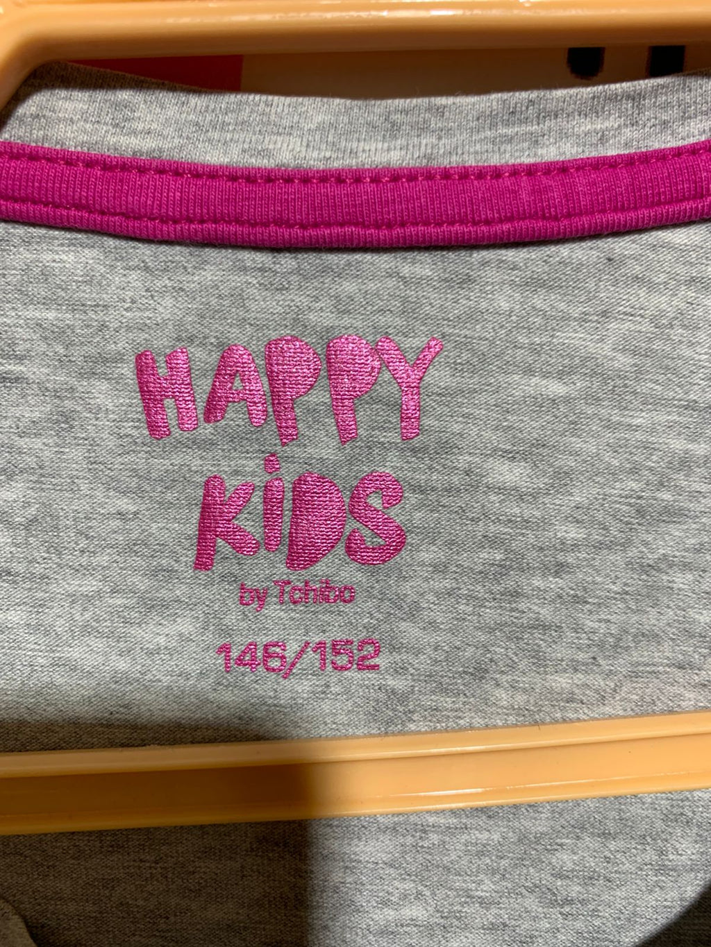 Happy Kids by Tchibo Girls Heather Grey Sequin "COOL" Short Sleeve Tee - Size 146/152 11 to 12 years AB1