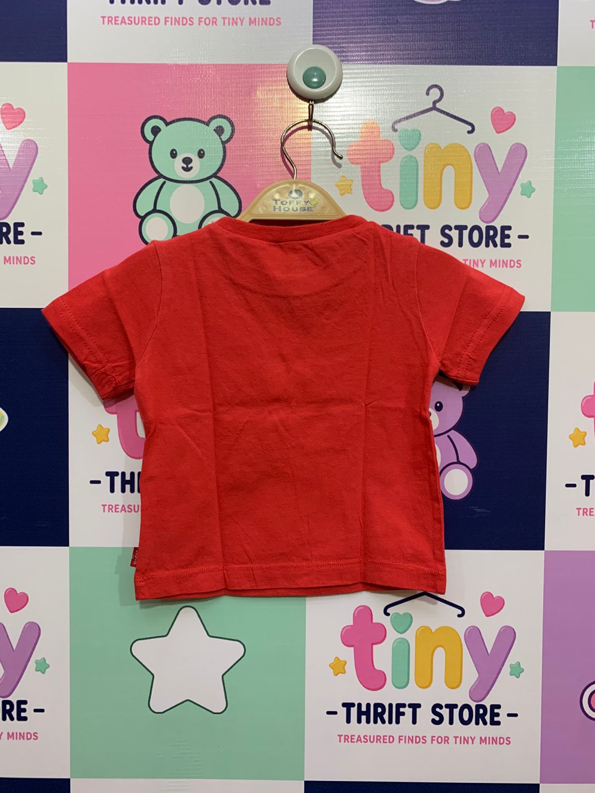 Levi's Baby Boy Graphic Logo Tee - Red, Size 9 Months AB1