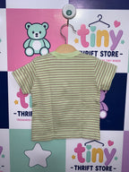 Disney Baby Winnie the Pooh "Hang on Piglet" Striped T-Shirt - Size 6M (62/68cm) AB1