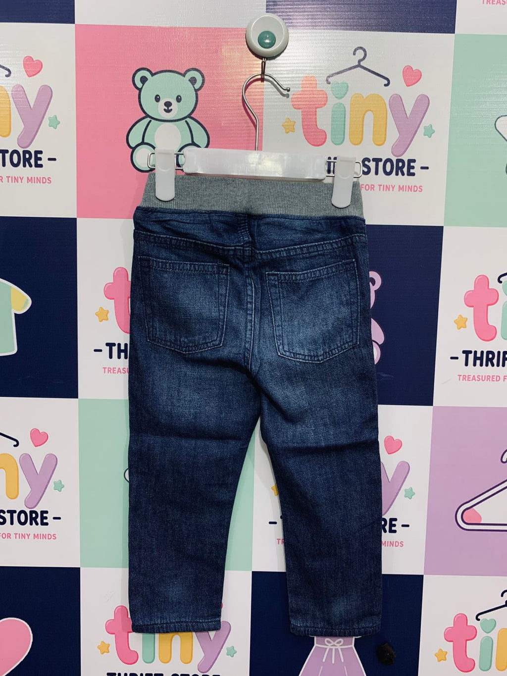 Baby Gap "My First Straight" Comfort Waist Denim Jeans Size: 18-24 Months AB1