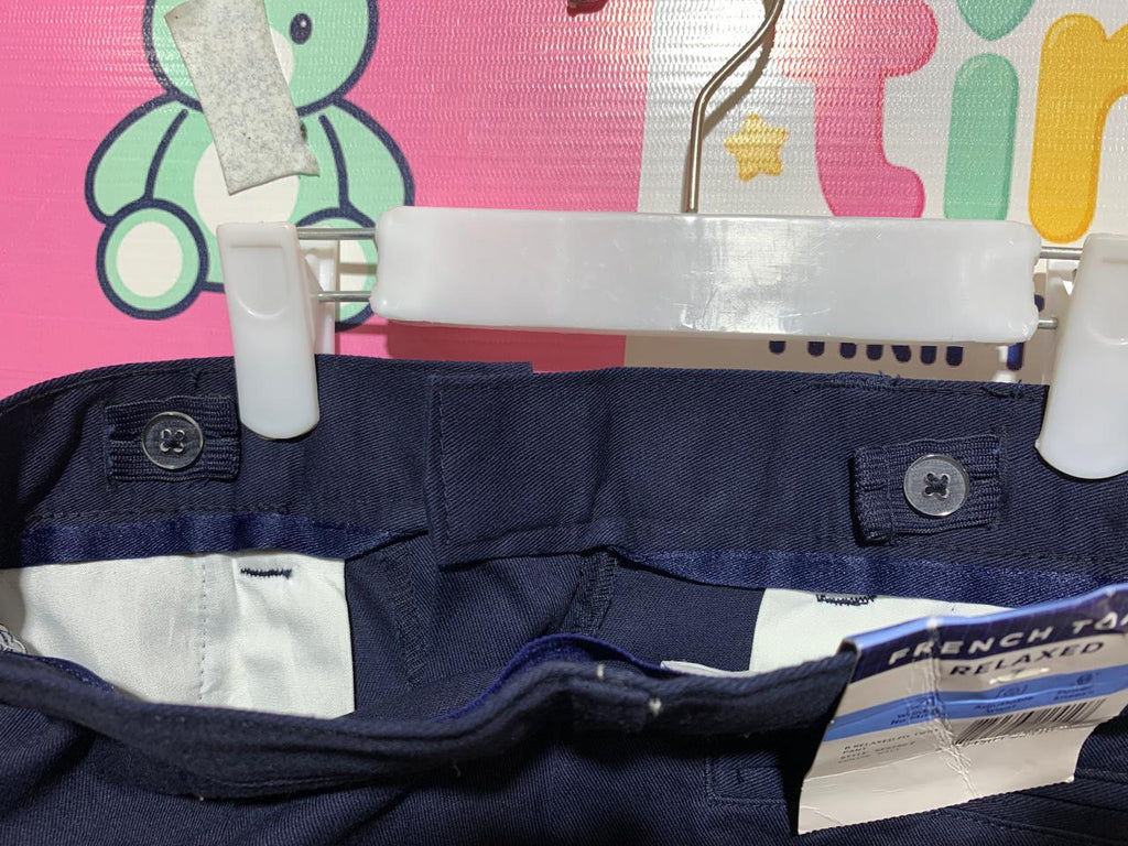 French Toast Boys Navy Blue Relaxed Fit School Uniform Pants - Size 7 AB1