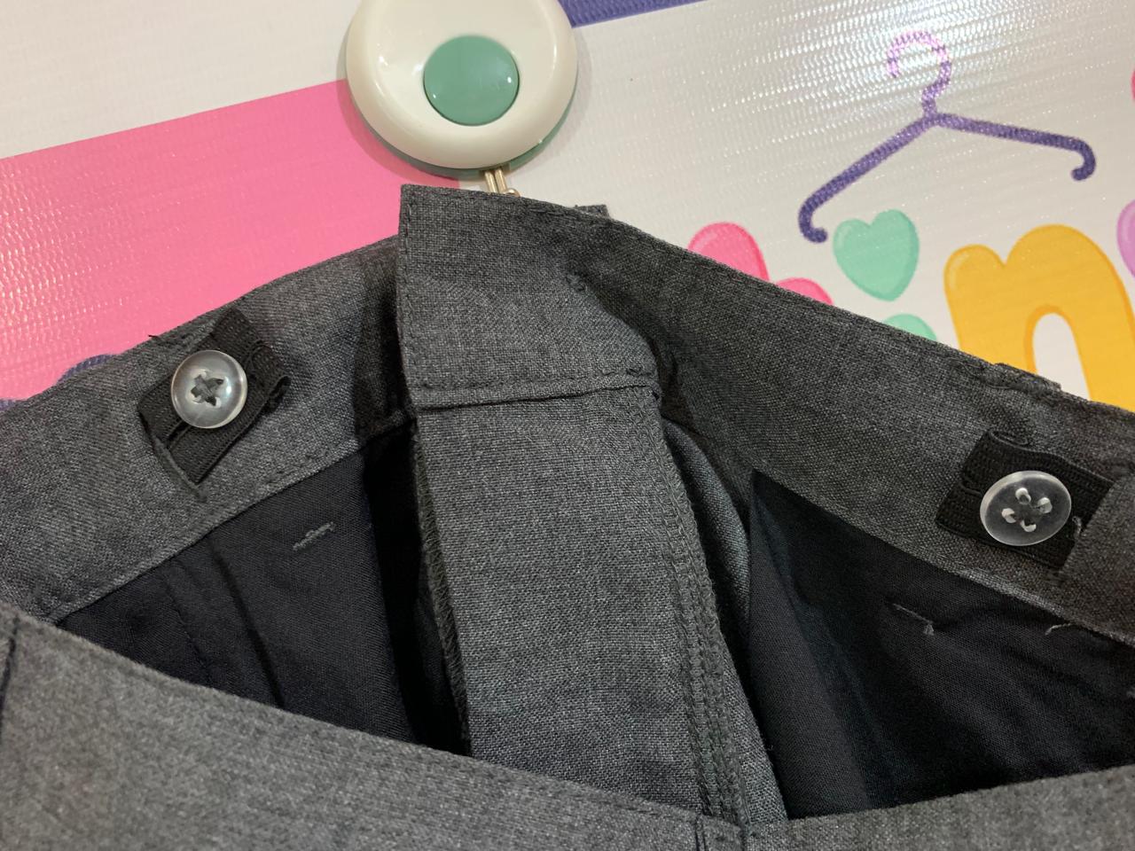 Cat & Jack Boys Grey Flat-Front Dress Pants - Size 8 AB1