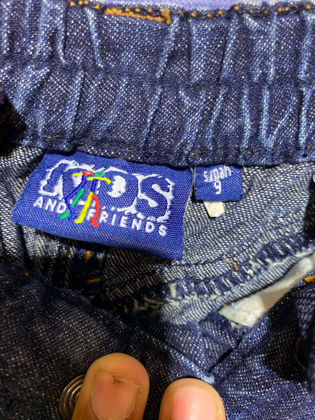 Kids and Friends Boys Mid-Wash Denim Straight Leg Capri Jeans - Size Estimated Age 9 Years AB1