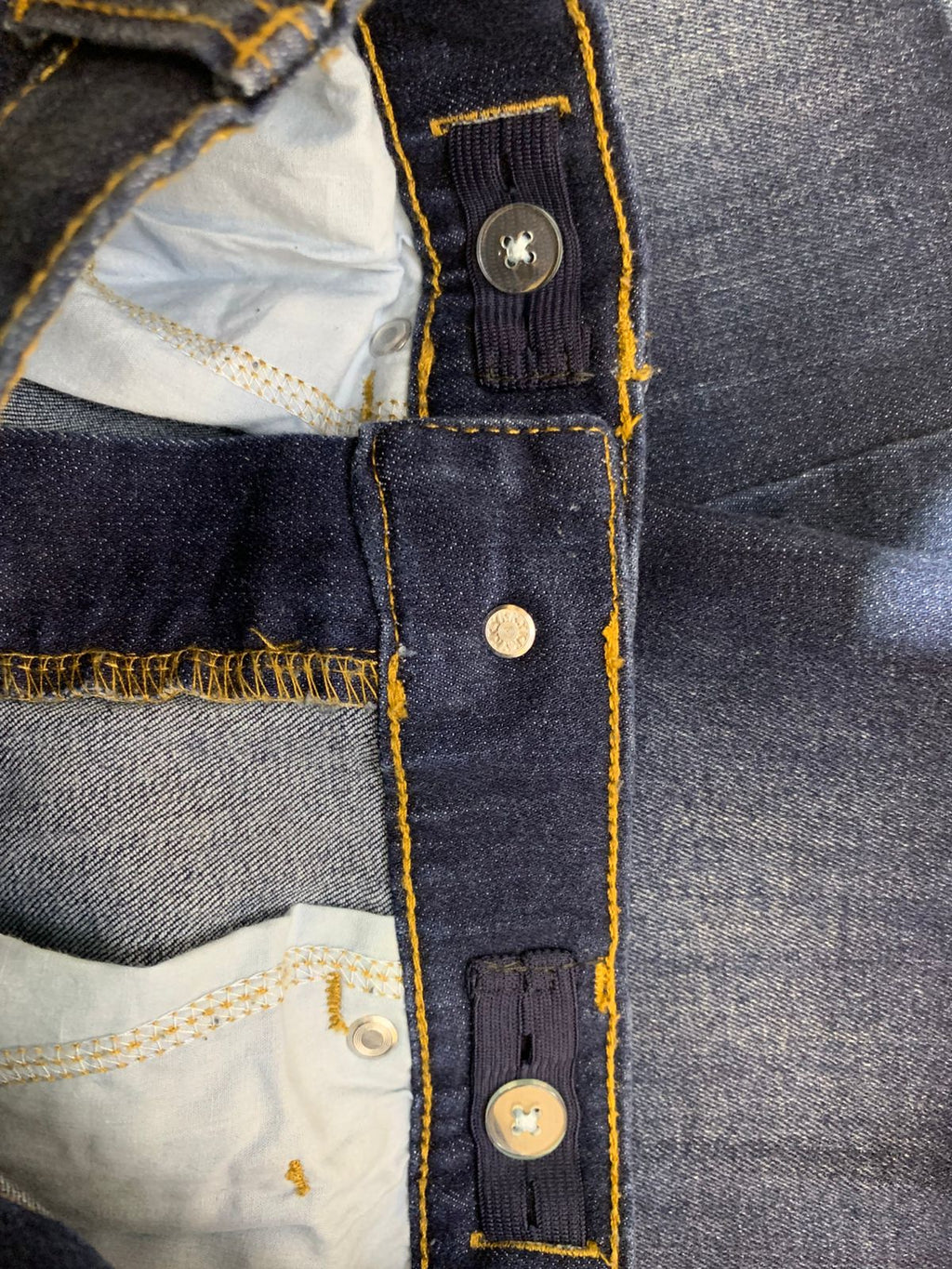 Wonder Nation Boys Dark Wash Straight Denim Shorts - Size Estimated Age 10 Years AB1